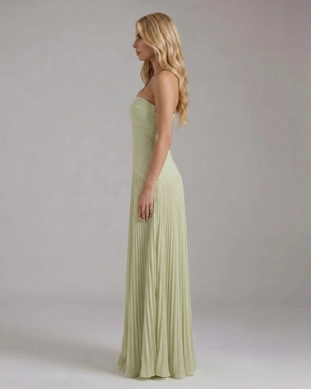 Kenzie Forest Maxi Dress - Green