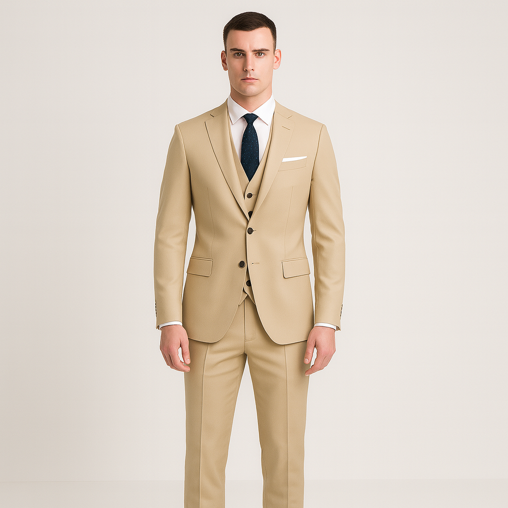 Bellivaro pánsky oblek 3-dielna formálna súprava na párty a svadbu