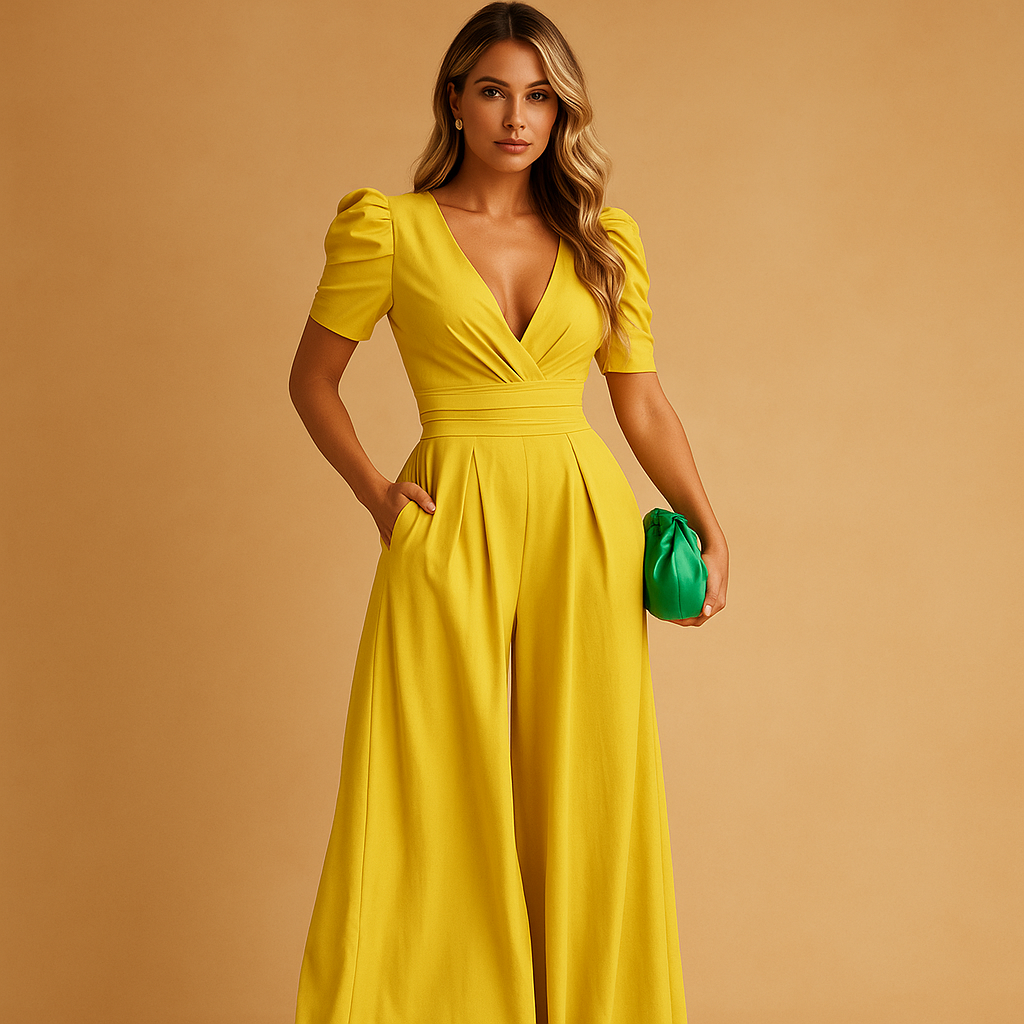 Elegant lang jumpsuit til damer