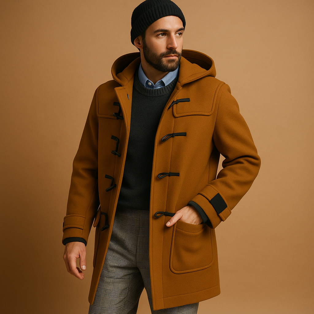 Lange Winterjas voor Heren – Warm Gevoerd, Waterdicht & Winddicht