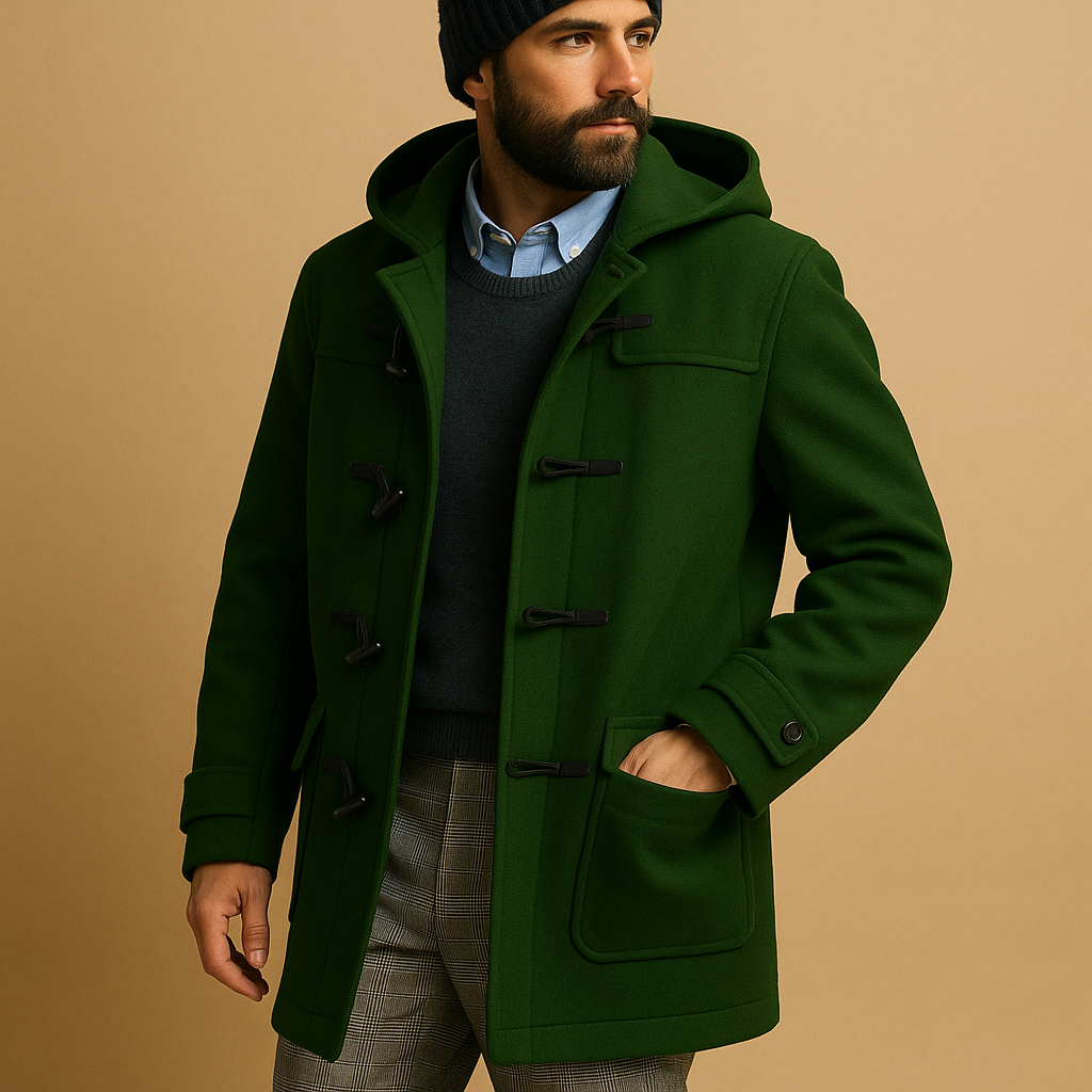 Lange Winterjas voor Heren – Warm Gevoerd, Waterdicht & Winddicht