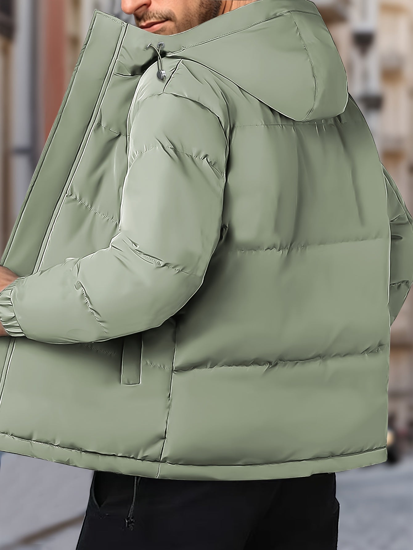 Bellivaro | Vindtæt Vinterjakke til Mænd med Hætte | Varm og Moderne Design