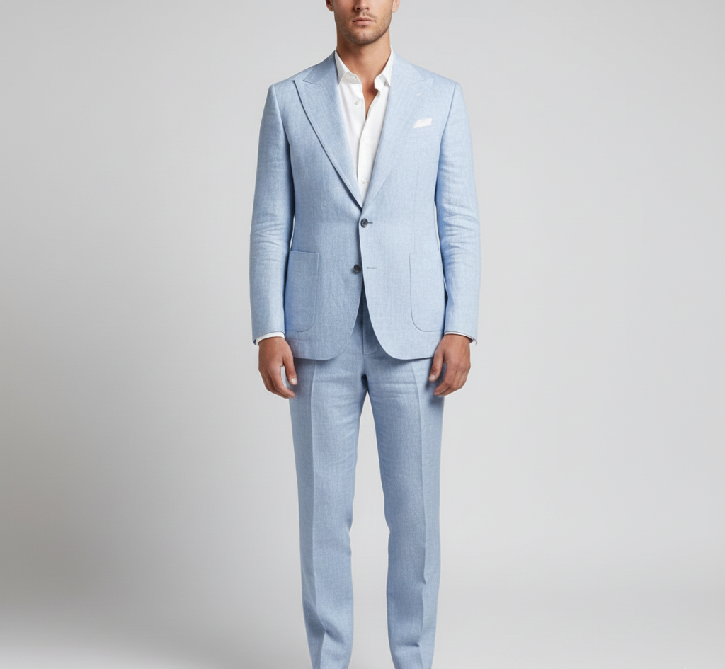 Bellivaro ανδρικό 2-τεμάχιο κοστούμι από λινό