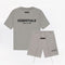 Herre T-shirt og Shorts Sæt med Grafisk Print