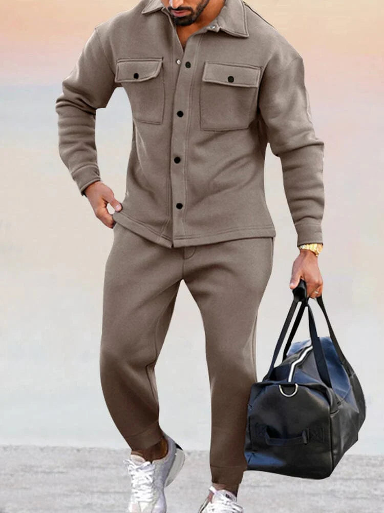 Casual Two-Piece Set for Men | Comfortable