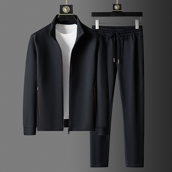 Nathan | Todelt Tracksuit til Mænd med Zip-Up Jakke