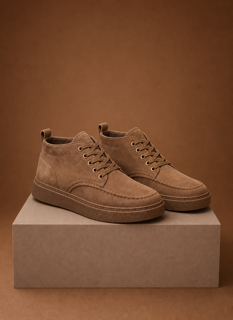 Casual Sneakers til Mænd med Snørelukning