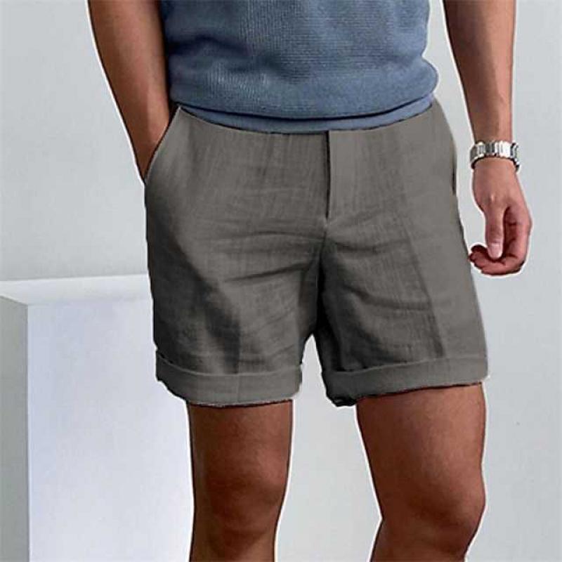 Bellivaro | Herre Strandshorts i Vintage Stil – Premium Hør og Tidløst Design