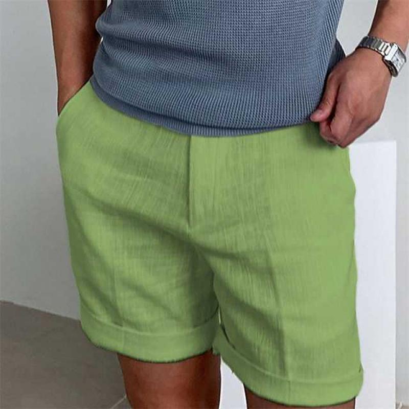 Bellivaro | Herre Strandshorts i Vintage Stil – Premium Hør og Tidløst Design