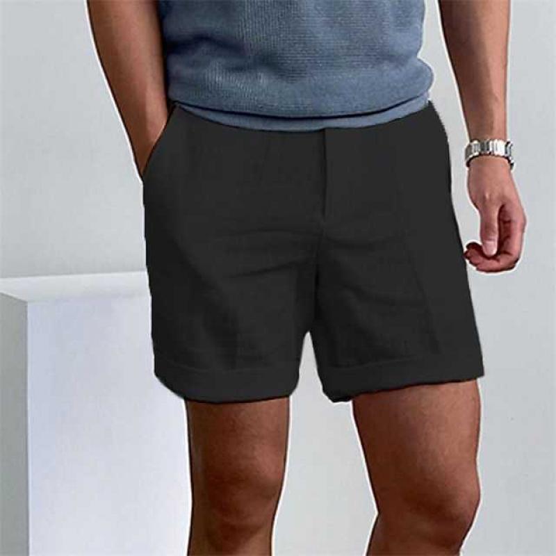Bellivaro | Herre Strandshorts i Vintage Stil – Premium Hør og Tidløst Design