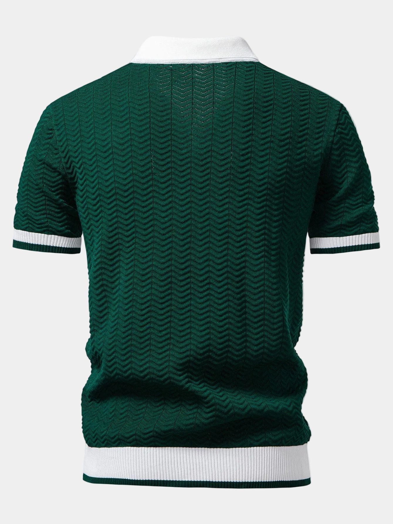 Polo Homem Malha Estruturada