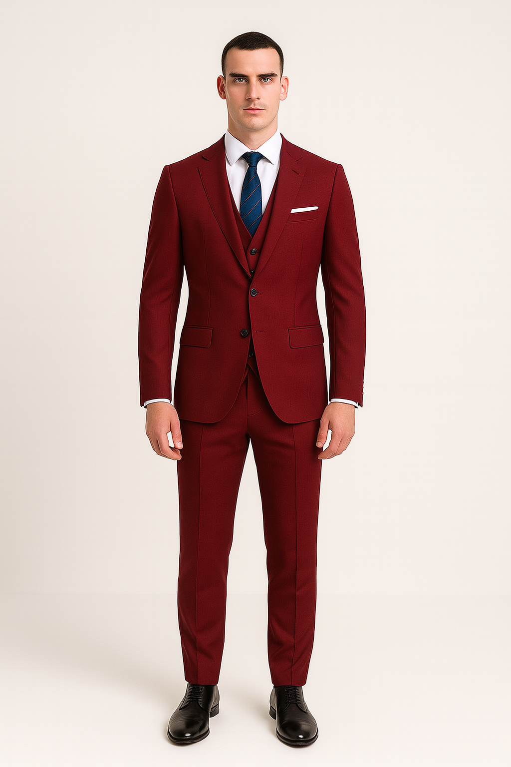Bellivaro pánsky oblek 3-dielna formálna súprava na párty a svadbu