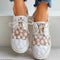 Ortopædiske sneakers med blomsterprint og fuld støtte
