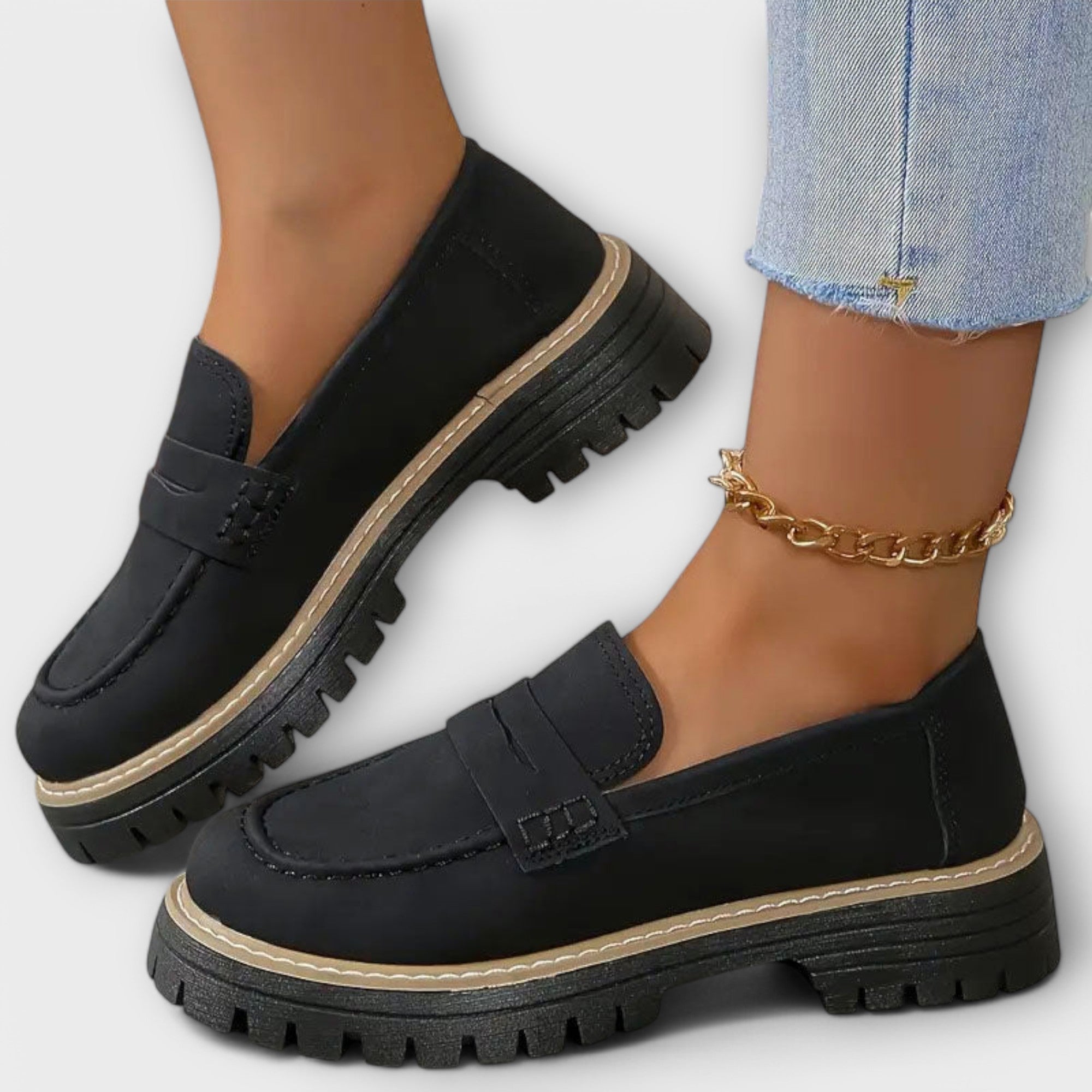 Loafers til Kvinder | Komfortable Slip-On Sko med Kraftig Sål