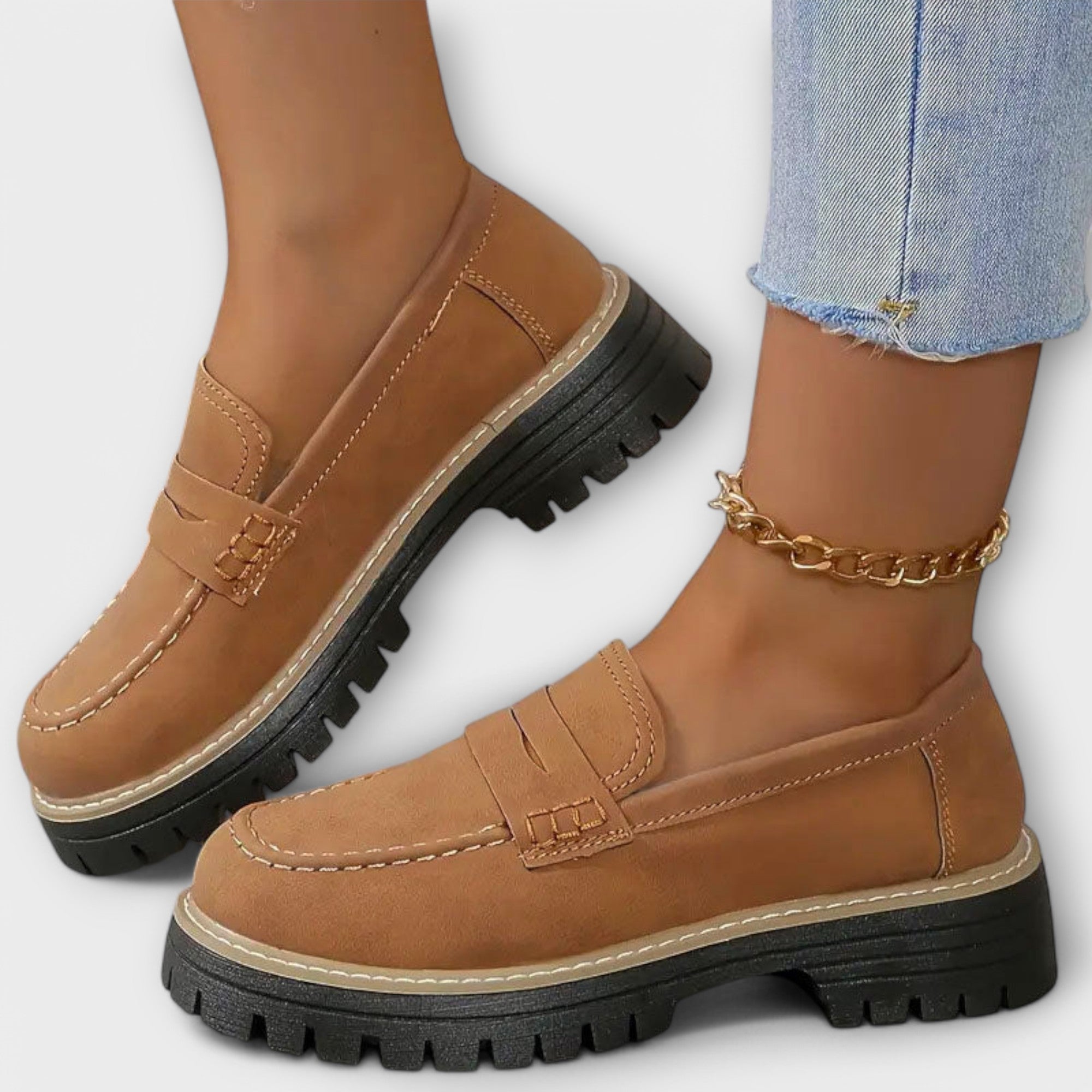 Loafers til Kvinder | Komfortable Slip-On Sko med Kraftig Sål