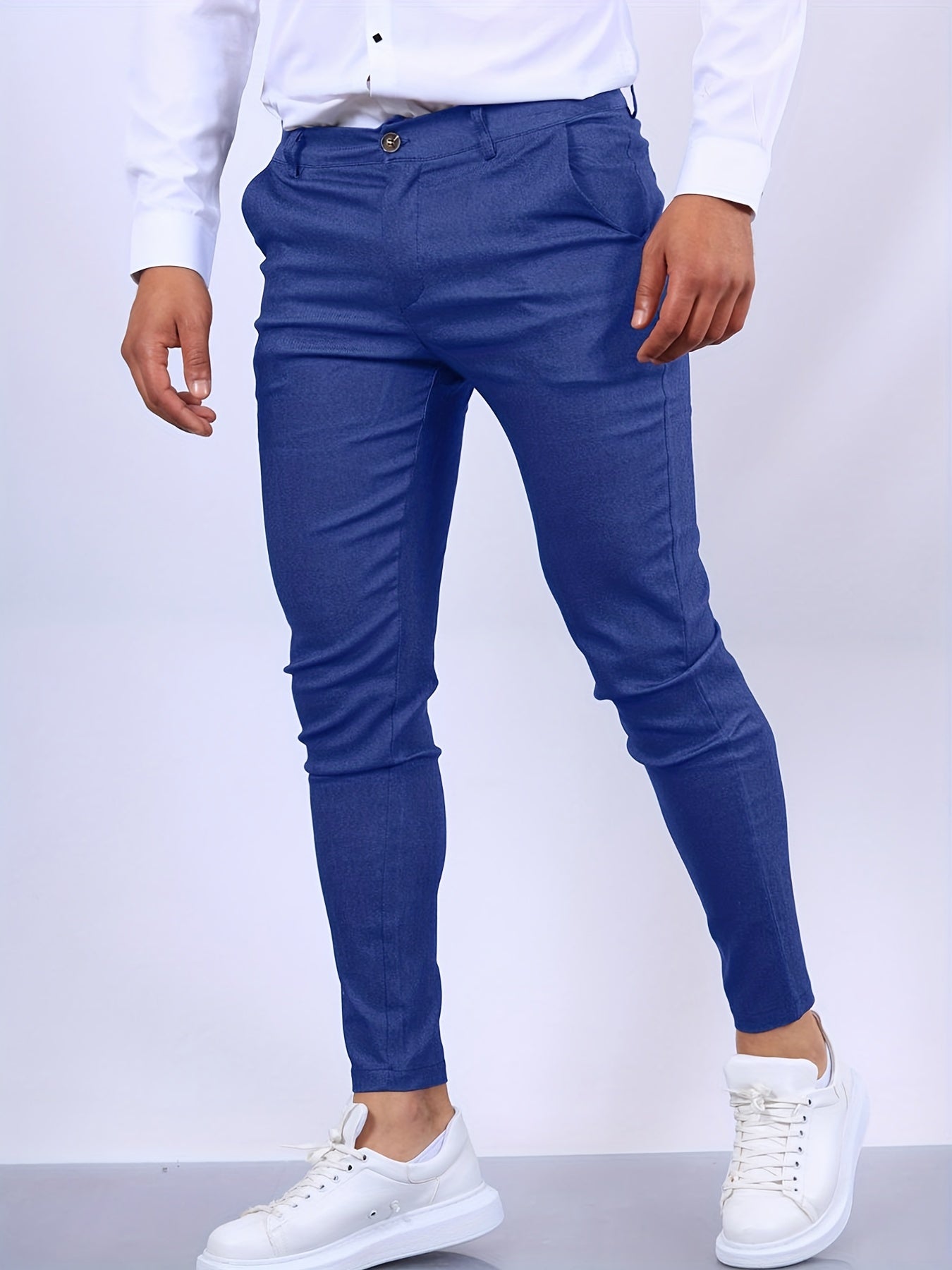 Bellivaro | Herre Slim-Fit Chino Bukser | Moderne og Elegant Design til Hverdagsbrug