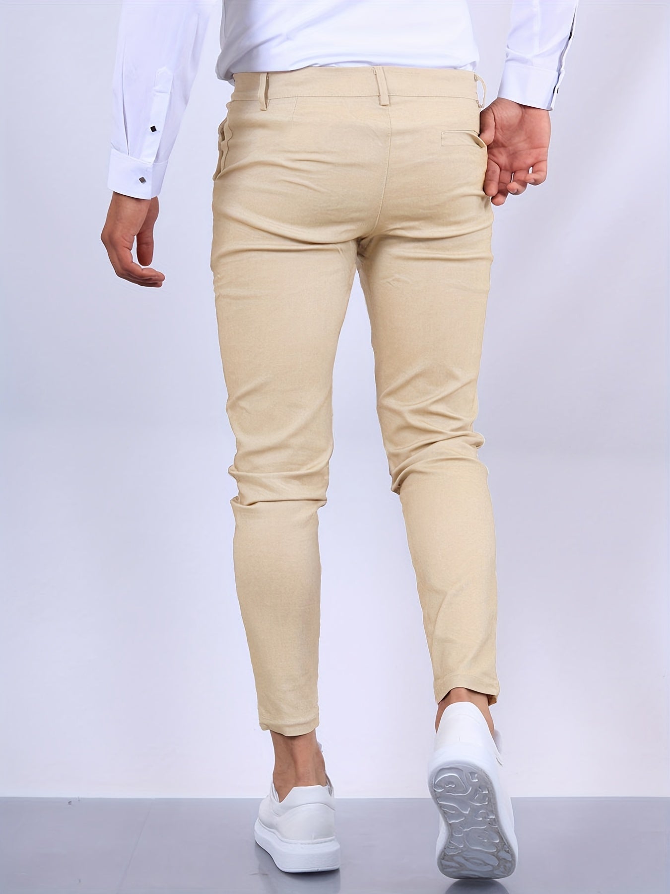 Bellivaro | Herre Slim-Fit Chino Bukser | Moderne og Elegant Design til Hverdagsbrug