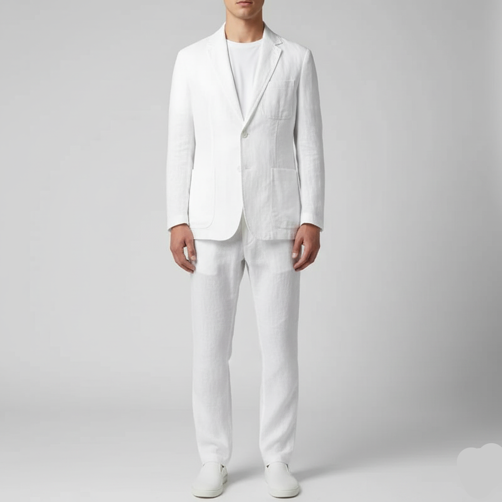 Bellivaro men's lens set with blazer and trousers