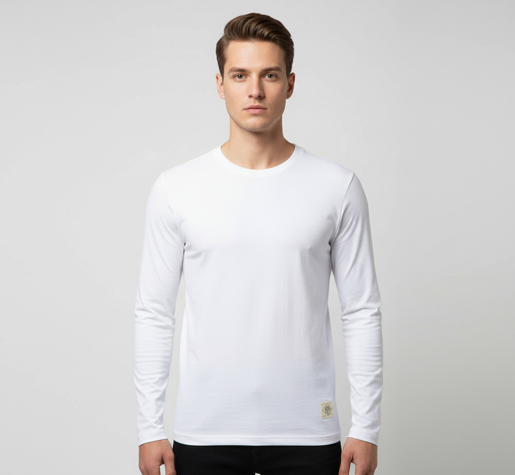 Bellivaro ανδρική μακρυμάνικη βαμβακερή μπλούζα T-shirt