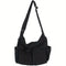 Dames Canvas Crossbody Taske med Flere Lommer